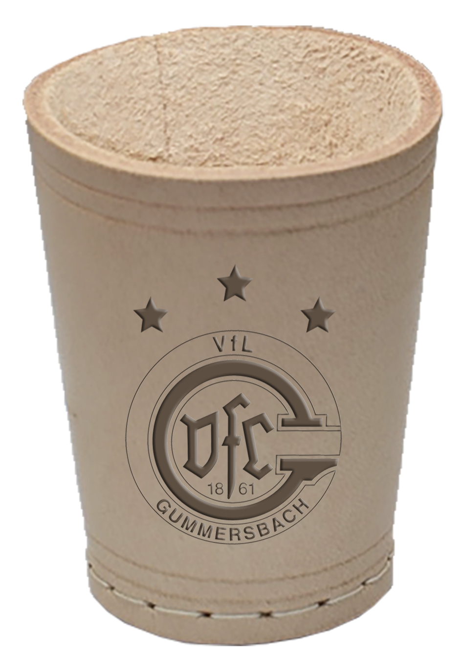 Würfelbecherset "Logo"